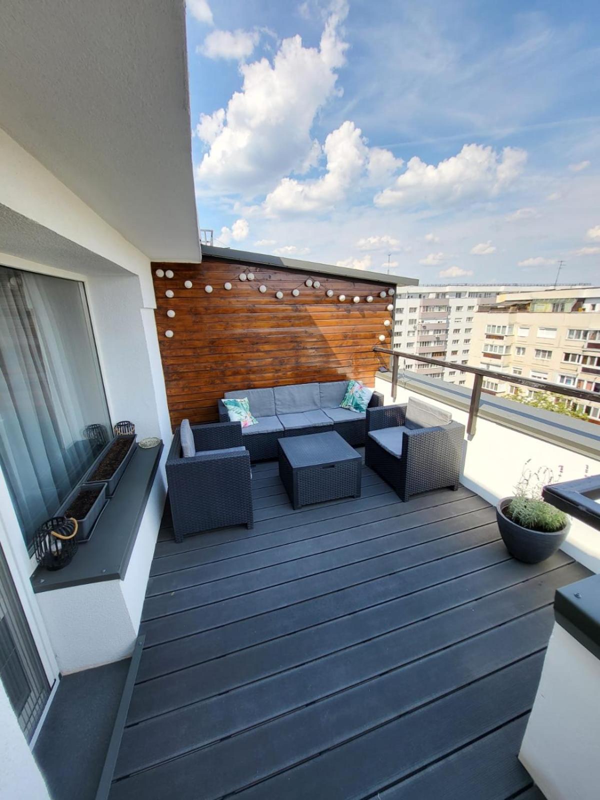 Demure Terrace Apartment Bucarest Exterior foto